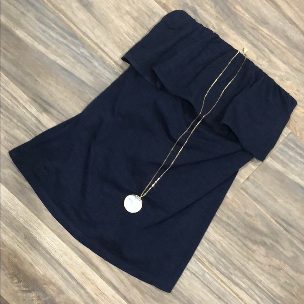 Lilly Pulitzer Ruffle Strapless Top